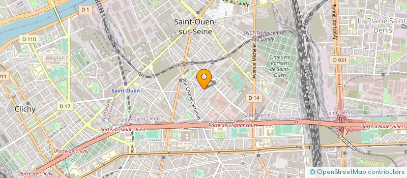 localisation de l'entreprise MADAME CATHERINE MARTIN à SAINT-OUEN-SUR-SEINE