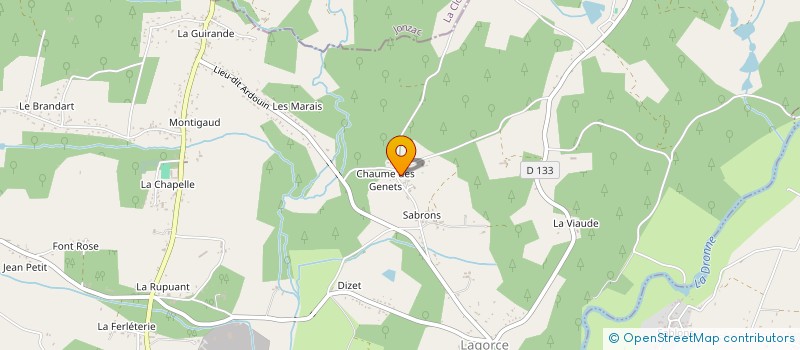 localisation de l'entreprise MADAME CATHERINE MARTIN à LAGORCE