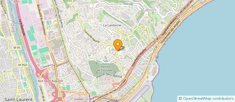 localisation de l'entreprise MADAME CATHERINE MARTIN à NICE