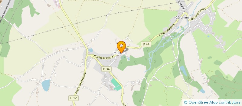 localisation de l'entreprise MADAME CATHERINE MARTIN  HADOL