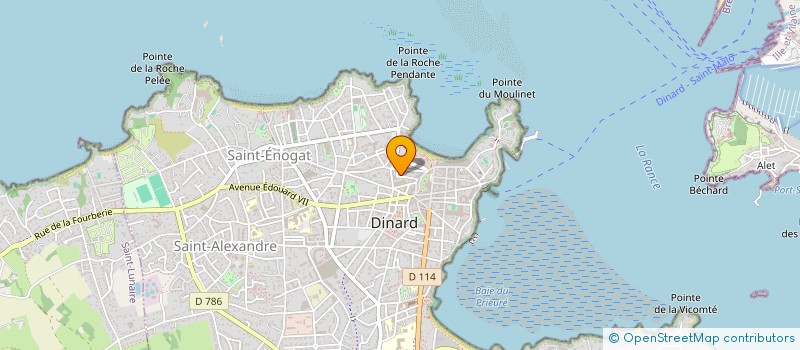 localisation de l'entreprise MADAME CATHERINE MARTIN à DINARD