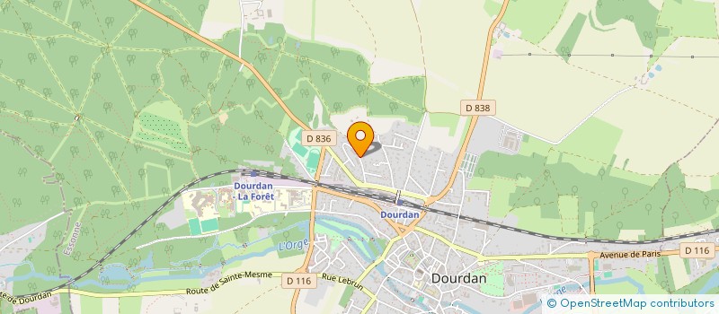 localisation de l'entreprise MADAME CATHERINE MARTIN  DOURDAN