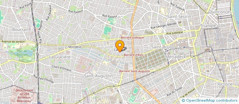 localisation de l'entreprise MADAME CATHERINE MARTIN THIBAULT  BORDEAUX