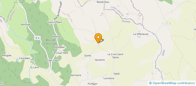 localisation de l'entreprise MADAME CATHERINE MARTINEZ à LANGOELAN