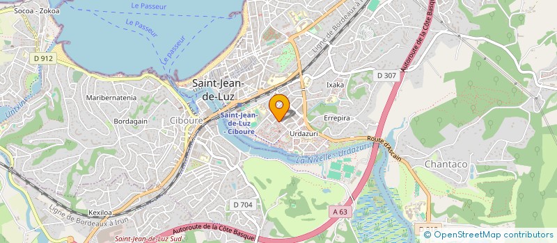 localisation de l'entreprise MADAME CATHERINE MARTINI à SAINT-JEAN-DE-LUZ