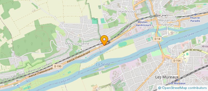 localisation de l'entreprise MADAME CATHERINE MARTINIER  HARDRICOURT