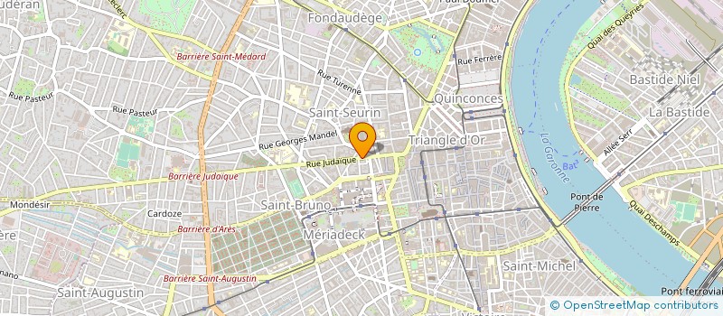 localisation de l'entreprise MADAME CATHERINE MASSE à BORDEAUX