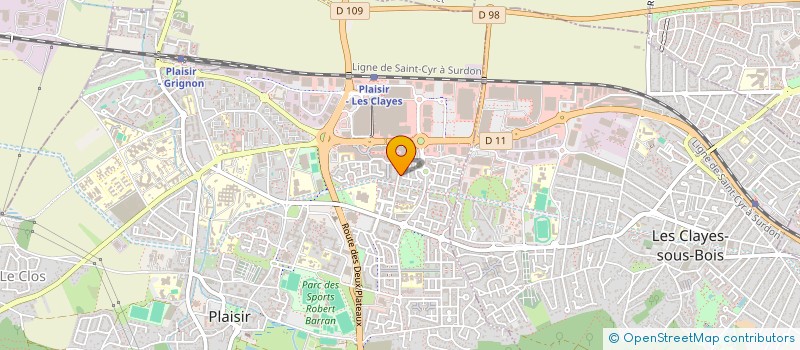 localisation de l'entreprise MADAME CATHERINE MASSE  PLAISIR