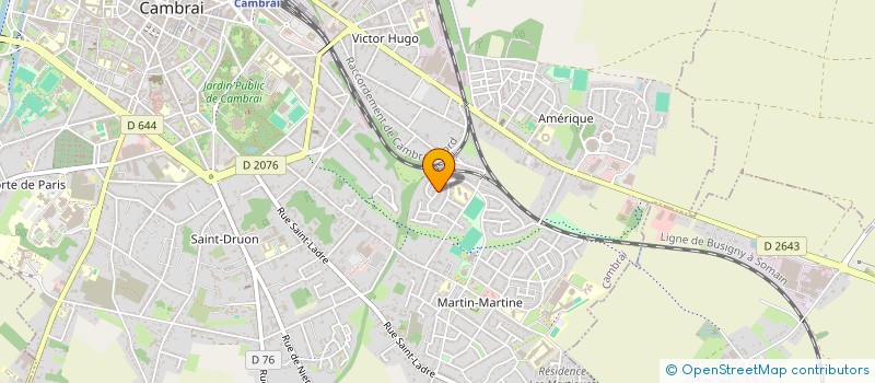 localisation de l'entreprise MADAME CATHERINE MASSE  CAMBRAI