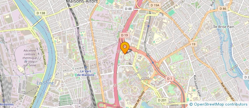 localisation de l'entreprise MADAME CATHERINE MASSOL  CRETEIL