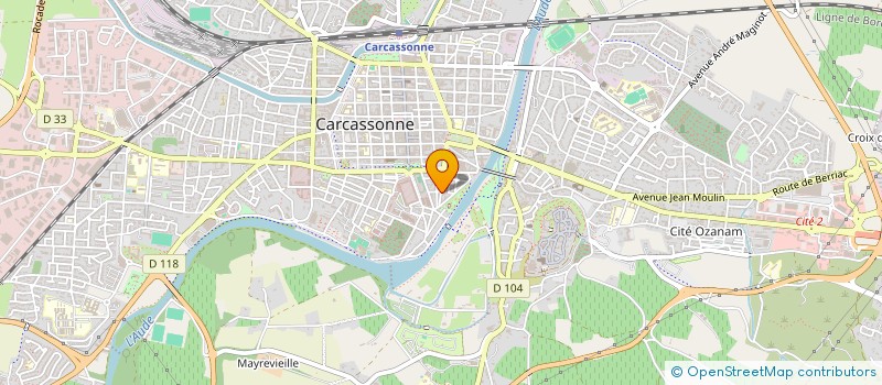 localisation de l'entreprise MADAME CATHERINE MATHE à CARCASSONNE