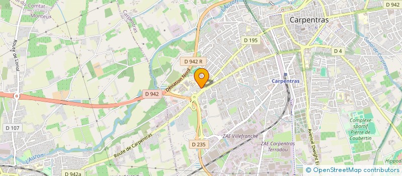 localisation de l'entreprise MADAME CATHERINE MATHIEU à CARPENTRAS