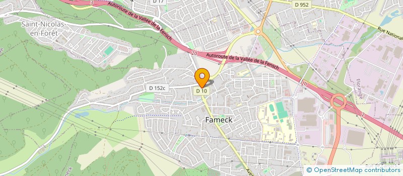 localisation de l'entreprise MADAME CATHERINE MATHIEU  FAMECK