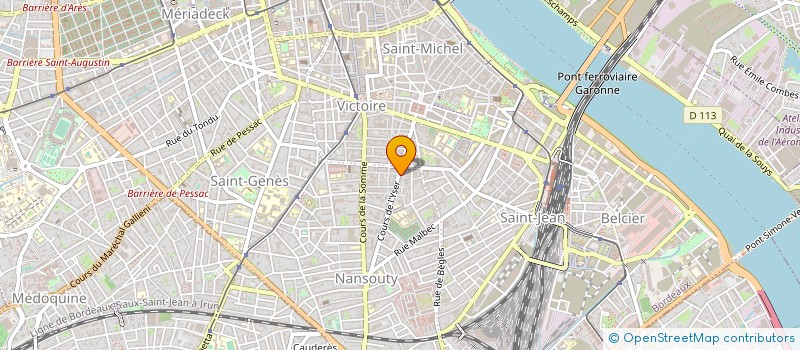 localisation de l'entreprise MADAME CATHERINE MATHIEU à BORDEAUX