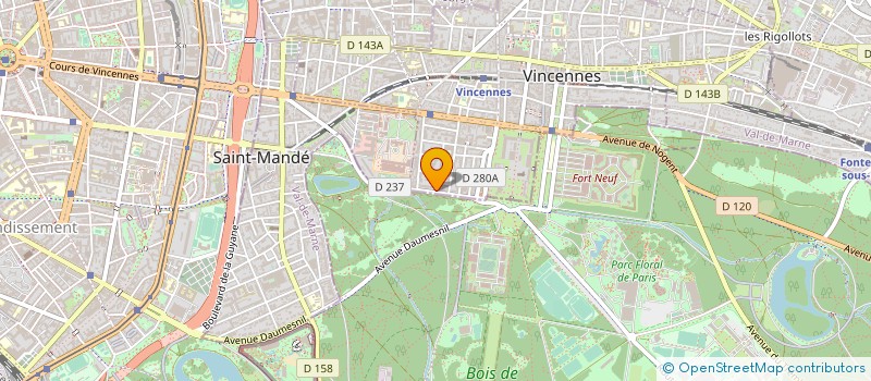 localisation de l'entreprise MADAME CATHERINE MATHON à VINCENNES