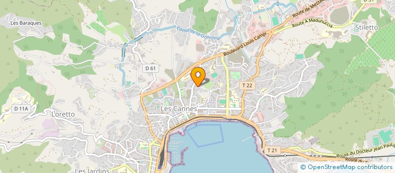 localisation de l'entreprise MADAME CATHERINE MATTEI à AJACCIO