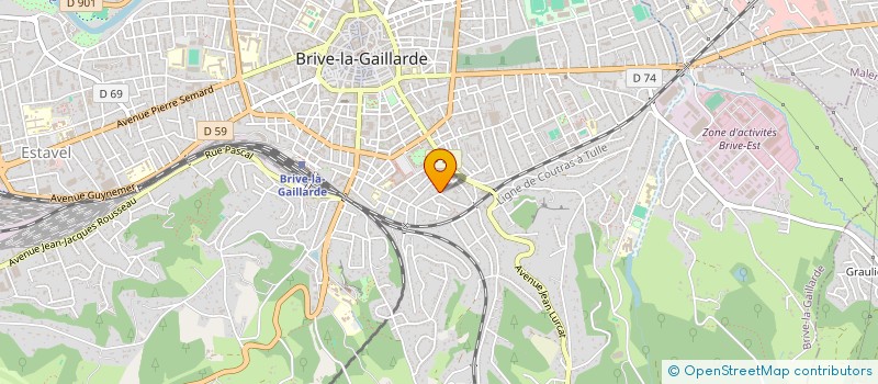 localisation de l'entreprise MADAME CATHERINE MATURANA à BRIVE-LA-GAILLARDE
