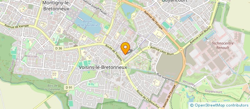 localisation de l'entreprise MADAME CATHERINE MAUBERT à VOISINS-LE-BRETONNEUX