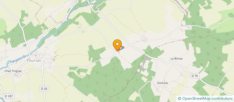 localisation de l'entreprise MADAME CATHERINE MAUGUIN  POURSAC