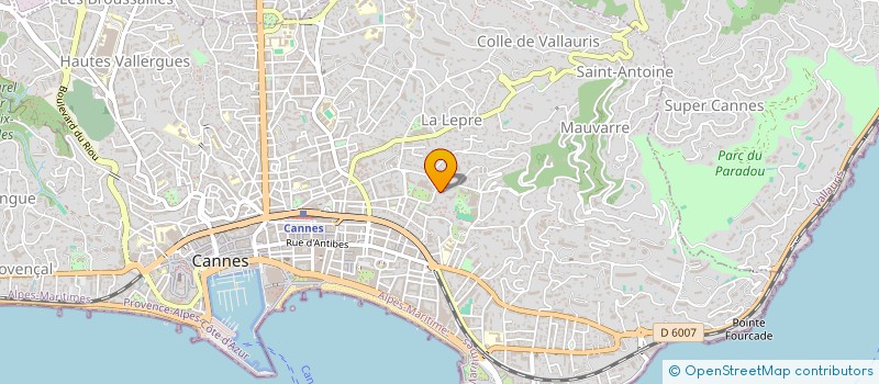 localisation de l'entreprise MADAME CATHERINE MAURICE à CANNES
