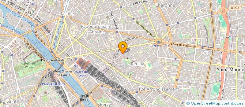 localisation de l'entreprise MADAME CATHERINE MAURS  PARIS