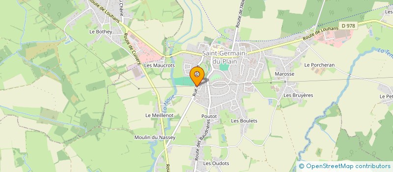 localisation de l'entreprise MADAME CATHERINE MAZIER à SAINT-GERMAIN-DU-PLAIN