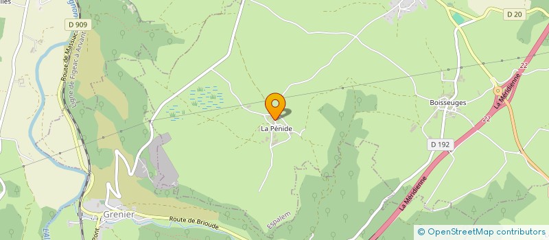 localisation de l'entreprise MADAME CATHERINE MAZIN  ESPALEM