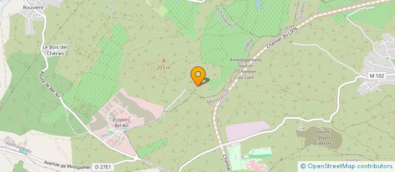 localisation de l'entreprise MADAME CATHERINE MAZOYER  VAILHAUQUES