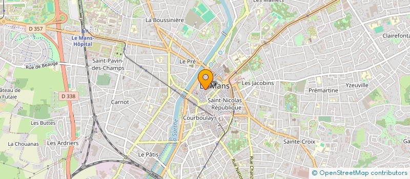 localisation de l'entreprise MADAME CATHERINE MAZZETTA  LE MANS