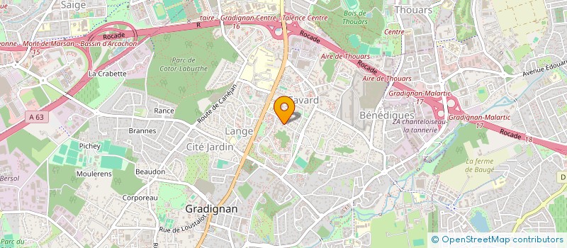 localisation de l'entreprise MADAME CATHERINE MELUL  GRADIGNAN