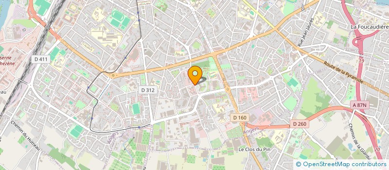 localisation de l'entreprise MADAME CATHERINE MENANTEAU à ANGERS