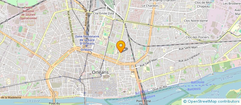localisation de l'entreprise MADAME CATHERINE MENARD à ORLEANS