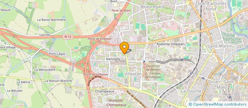 localisation de l'entreprise MADAME CATHERINE MENARD  RENNES