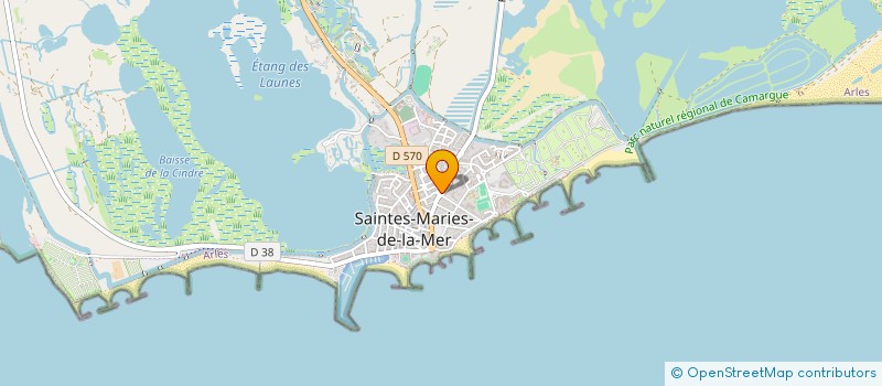 localisation de l'entreprise MADAME CATHERINE MENARDI  SAINTES-MARIES-DE-LA-MER