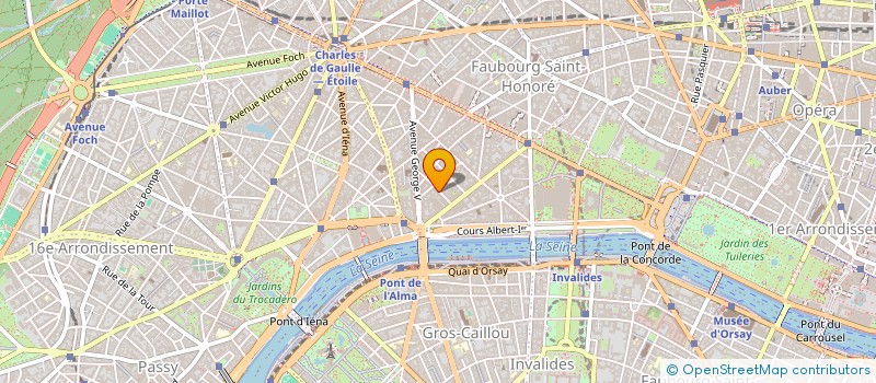 localisation de l'entreprise MADAME CATHERINE MENEGAIRE  PARIS