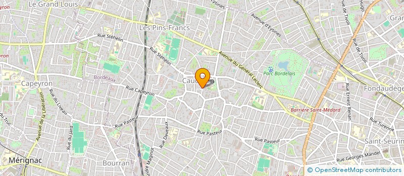 localisation de l'entreprise MADAME CATHERINE MENGELLE  BORDEAUX