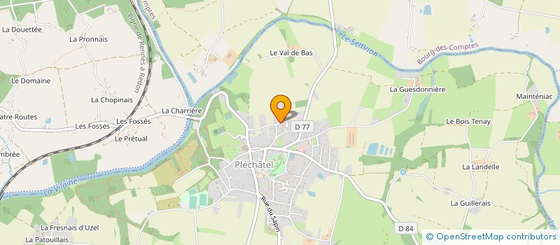 localisation de l'entreprise MADAME CATHERINE MERCIER  PLECHATEL