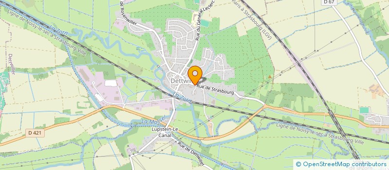 localisation de l'entreprise MADAME CATHERINE MERCKLING  DETTWILLER