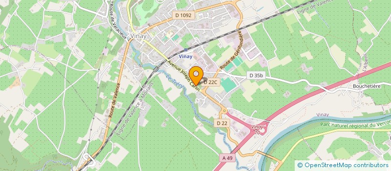 localisation de l'entreprise MADAME CATHERINE MERSCH  VINAY