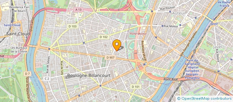 localisation de l'entreprise MADAME CATHERINE MESKENS à BOULOGNE-BILLANCOURT