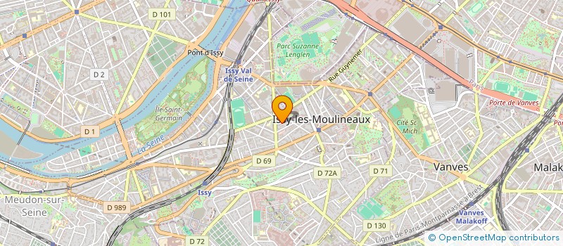 localisation de l'entreprise MADAME CATHERINE MESLATI à ISSY-LES-MOULINEAUX