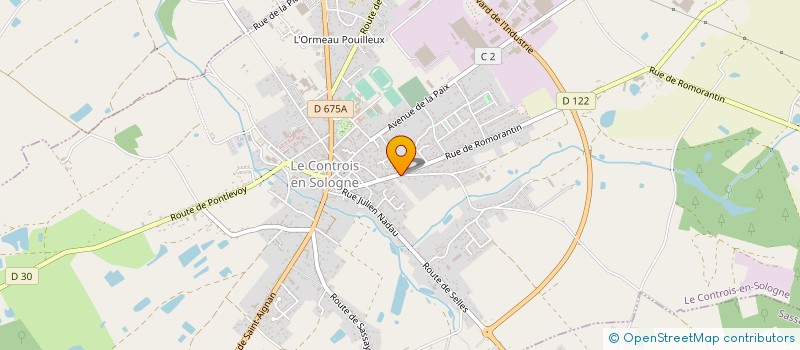 localisation de l'entreprise MADAME CATHERINE MESNEAU à LE CONTROIS-EN-SOLOGNE