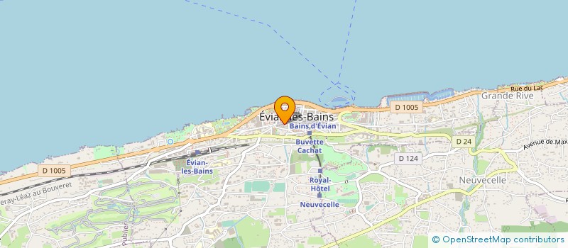 localisation de l'entreprise MADAME CATHERINE MESTRE  EVIAN-LES-BAINS