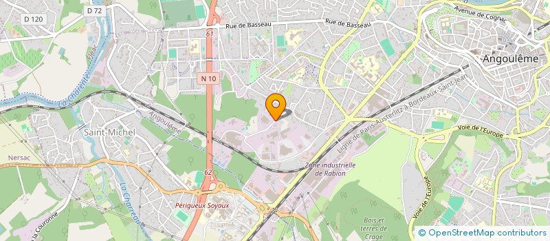 localisation de l'entreprise MADAME CATHERINE METAIS à ANGOULEME