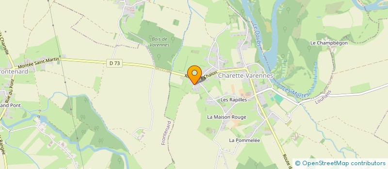 localisation de l'entreprise MADAME CATHERINE METAYER  CHARETTE-VARENNES