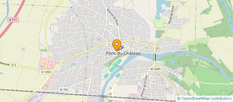 localisation de l'entreprise MADAME CATHERINE METENIER  PONT-DU-CHATEAU