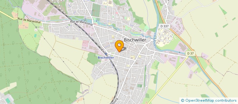 localisation de l'entreprise MADAME CATHERINE METZGER  BISCHWILLER