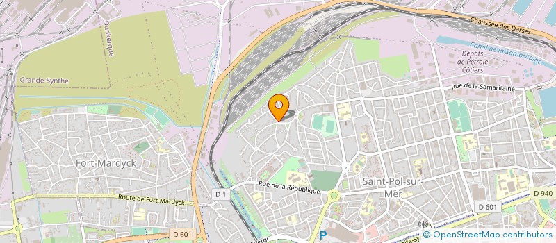 localisation de l'entreprise MADAME CATHERINE MEULLEMIESTRE à DUNKERQUE