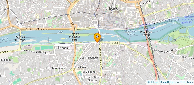 localisation de l'entreprise MADAME CATHERINE MEUNIER à ORLEANS