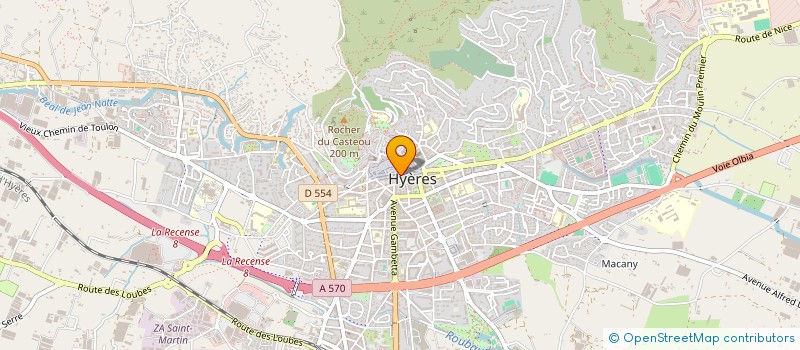 localisation de l'entreprise MADAME CATHERINE MEYNIER à HYERES